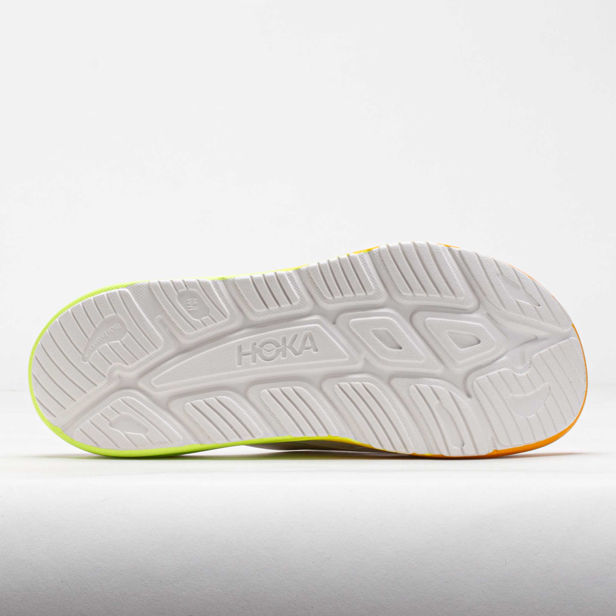 HOKA ORA Recovery Slide 3 Unisex White/Neon Yuzu – Holabird Sports