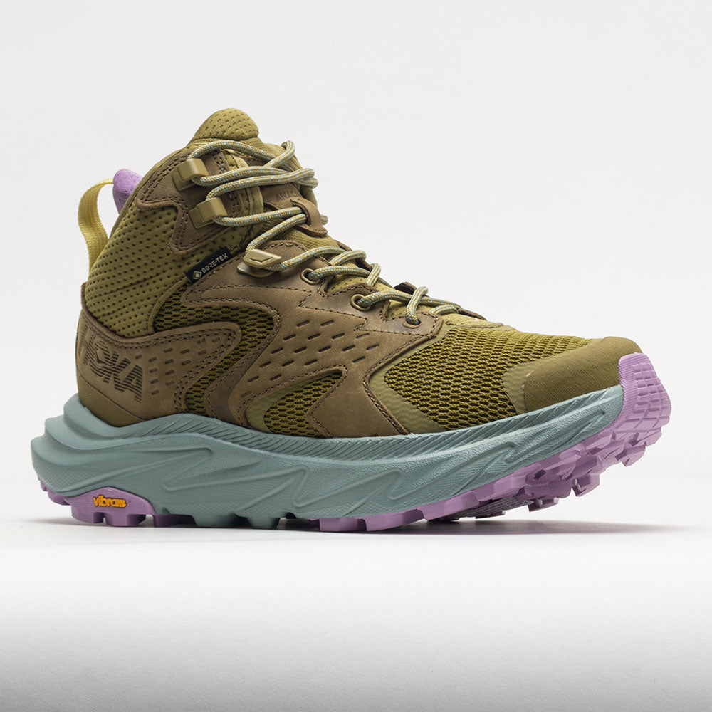HOKA Anacapa 2 Mid GTX Women's Green Moss/Agave – Holabird Sports