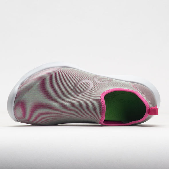 OOFOS OOmg Sport Women's White/Fuchsia