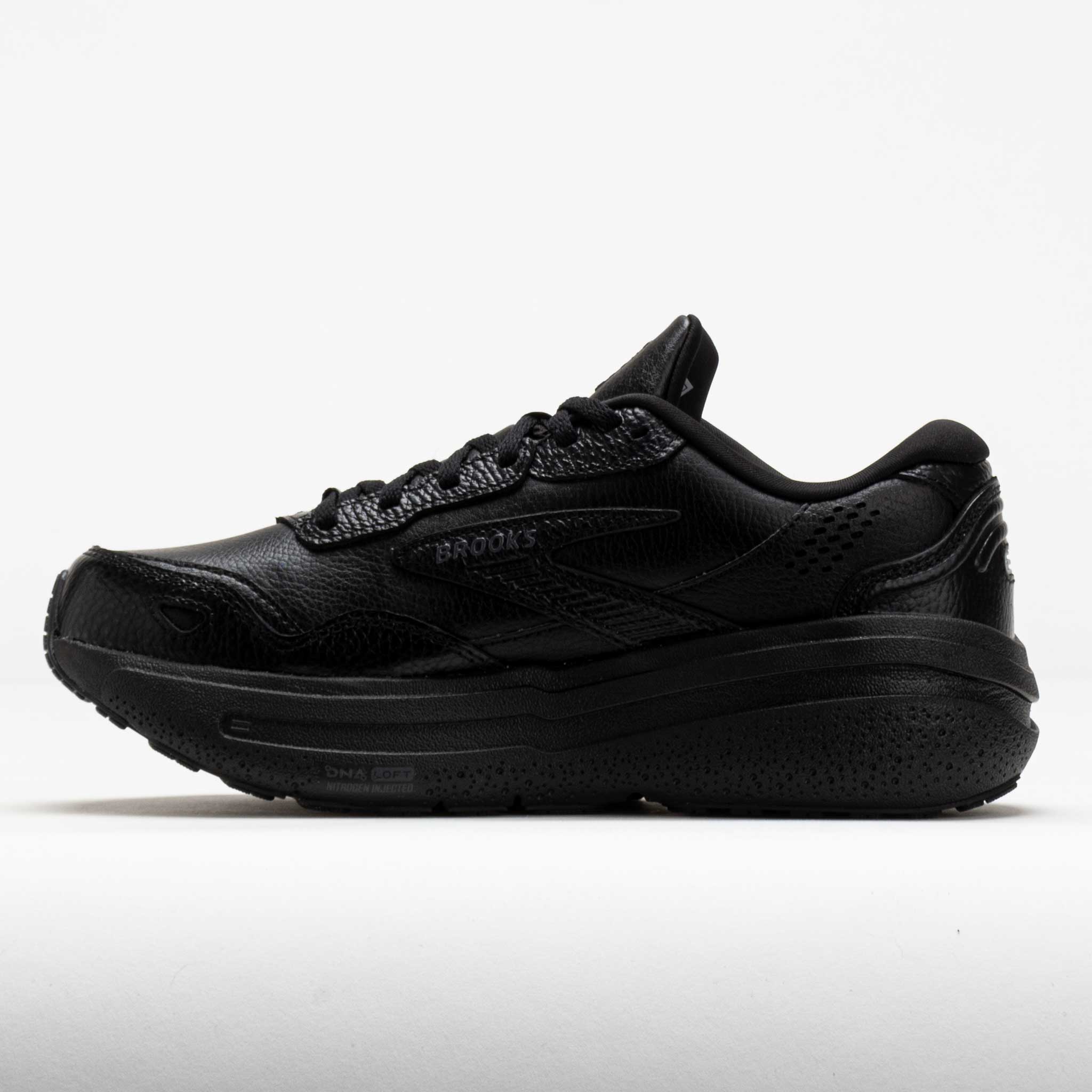 Brooks Ghost Max Leather Men's Black/Black