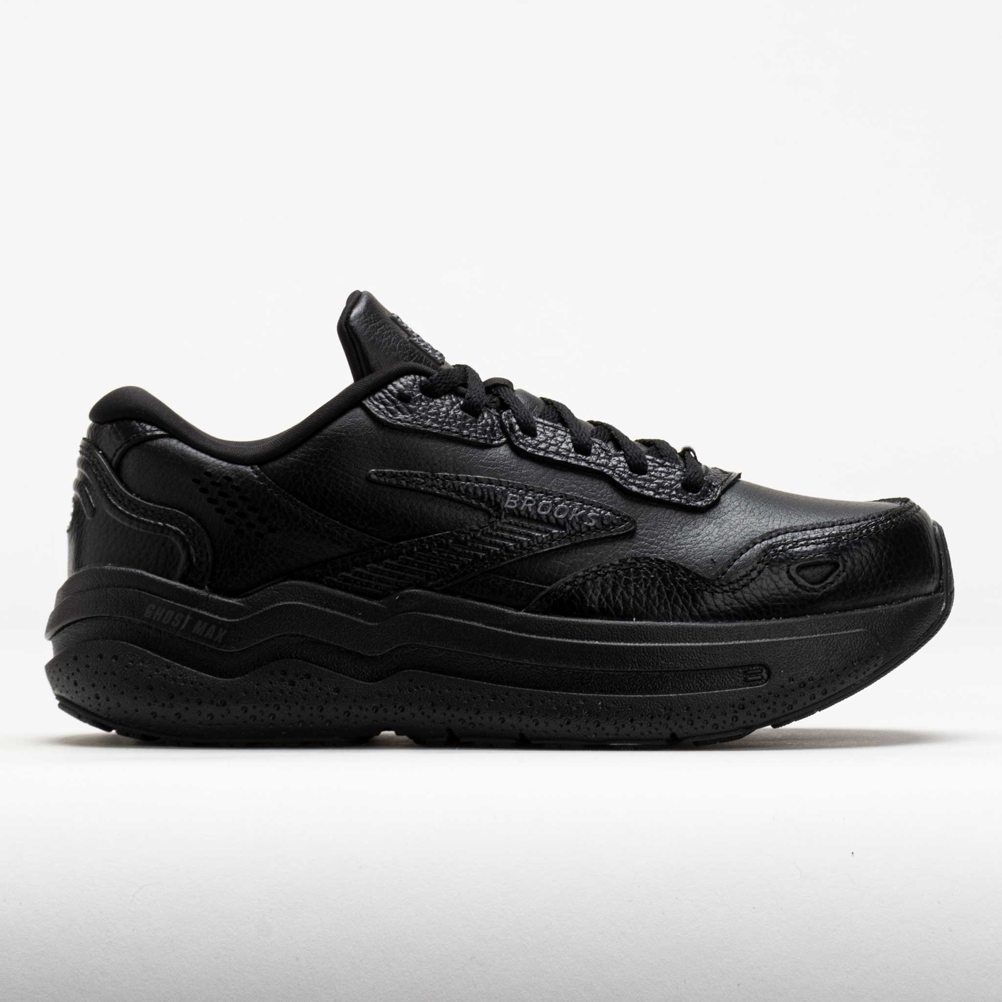 Brooks Ghost Max Leather Men's Black/Black