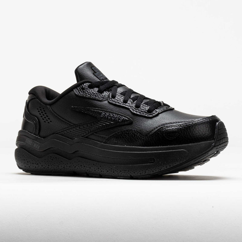 Brooks Ghost Max Leather Men's Black/Black