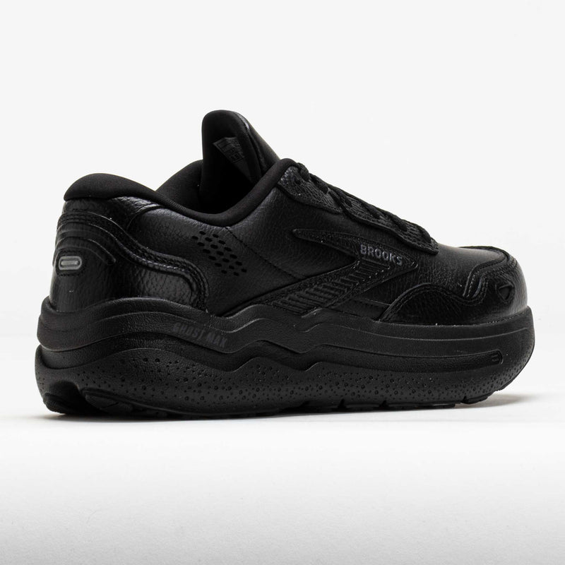 Brooks Ghost Max Leather Men's Black/Black