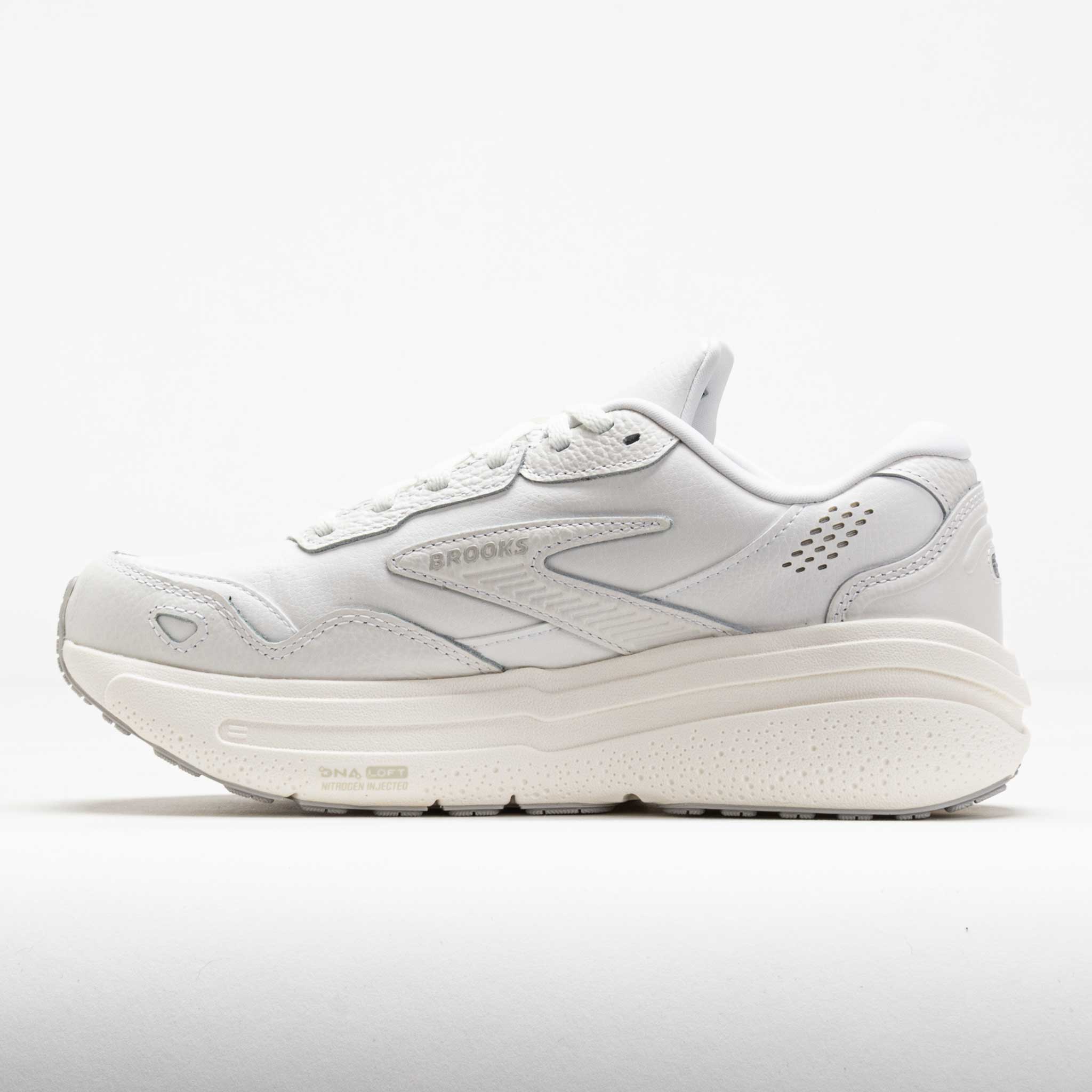 Brooks Ghost Max Leather Men's White/White