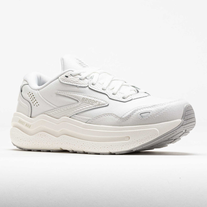 Brooks Ghost Max Leather Men's White/White