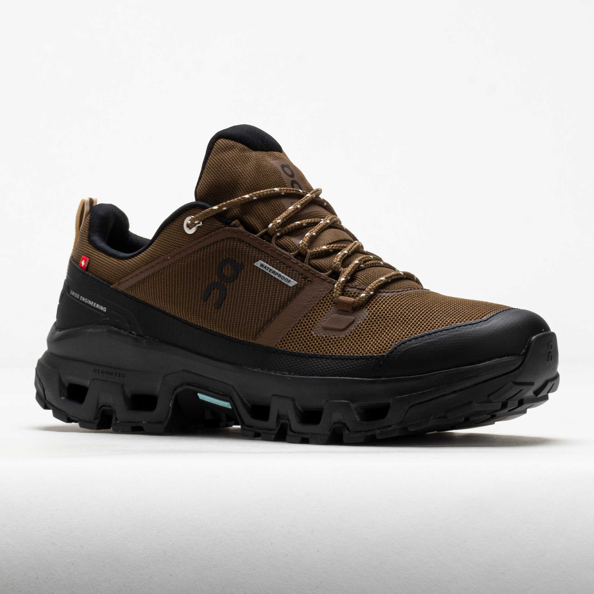 On Cloudrock Low Waterproof Men's Earth/Black – Holabird Sports