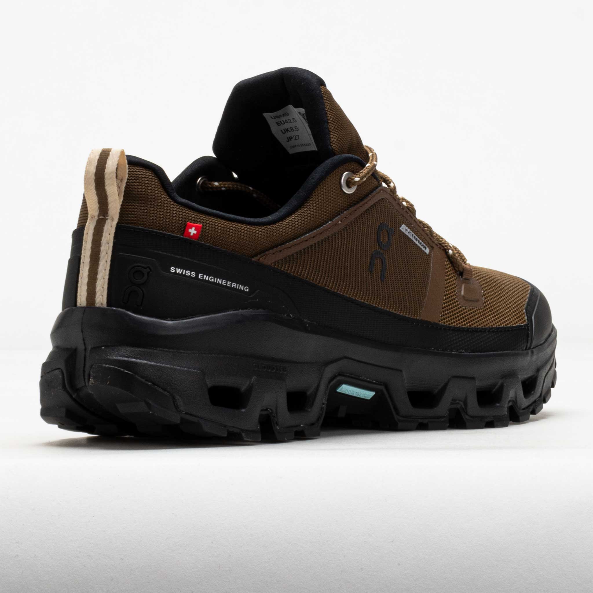 On Cloudrock Low Waterproof Men's Earth/Black