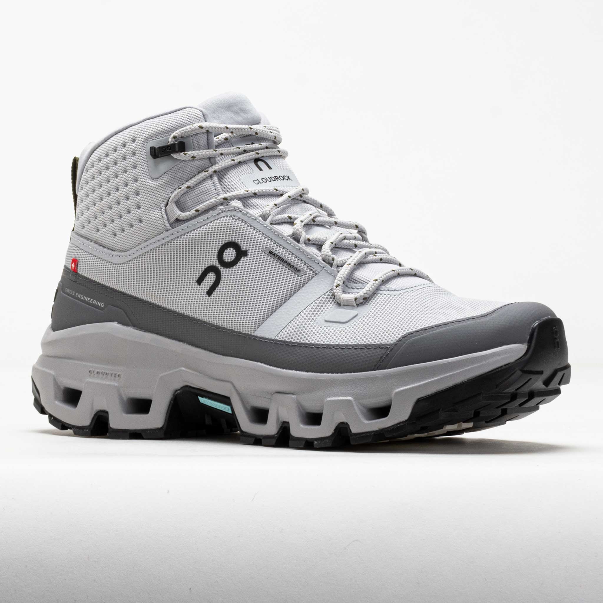 On Cloudrock Mid Waterproof Men's Glacier/Alloy