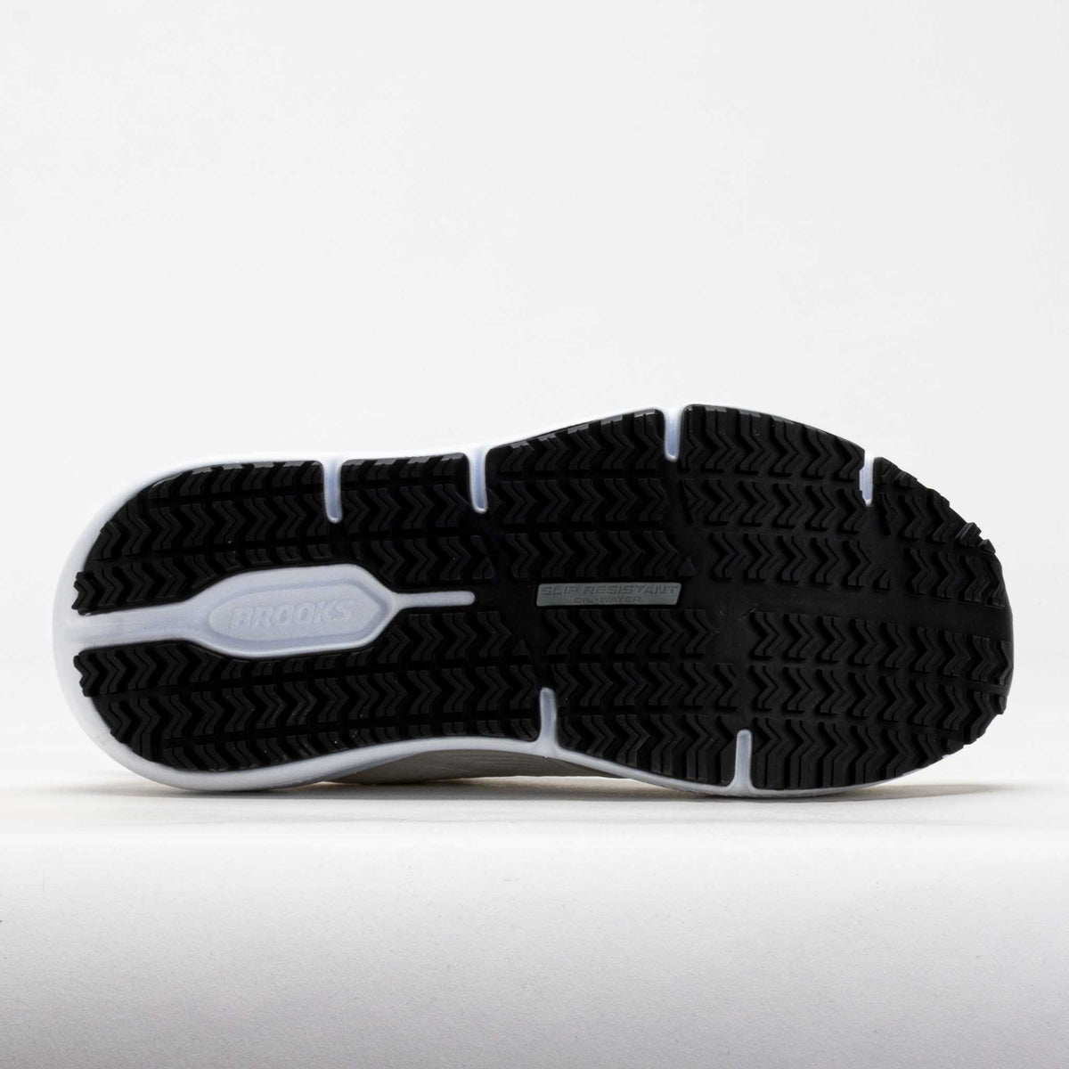 Brooks Ghost Max Slip Resistant Men's White/White