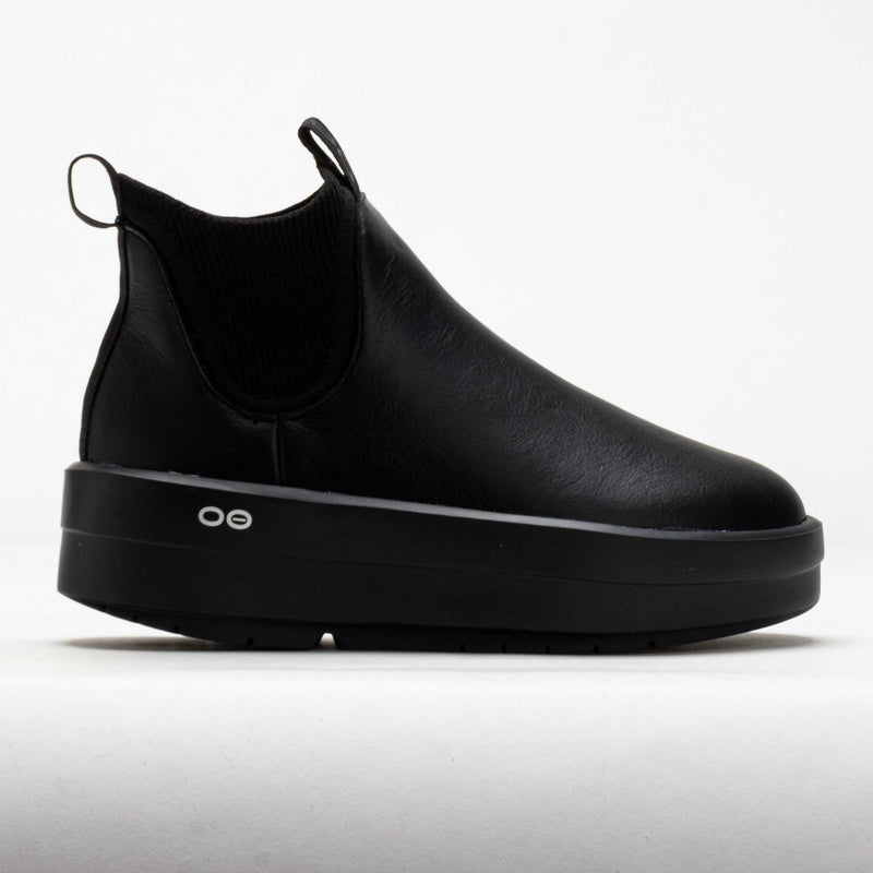 OOFOS OOmega Londoner Leather Women's Black – Holabird Sports