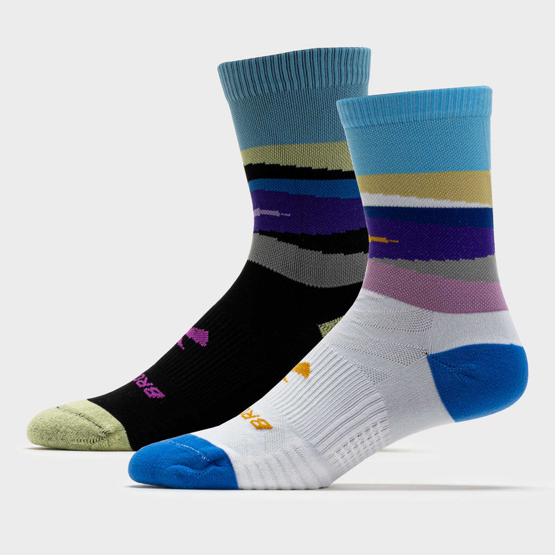 Brooks Ghost Lite Crew Sock 2-Pack