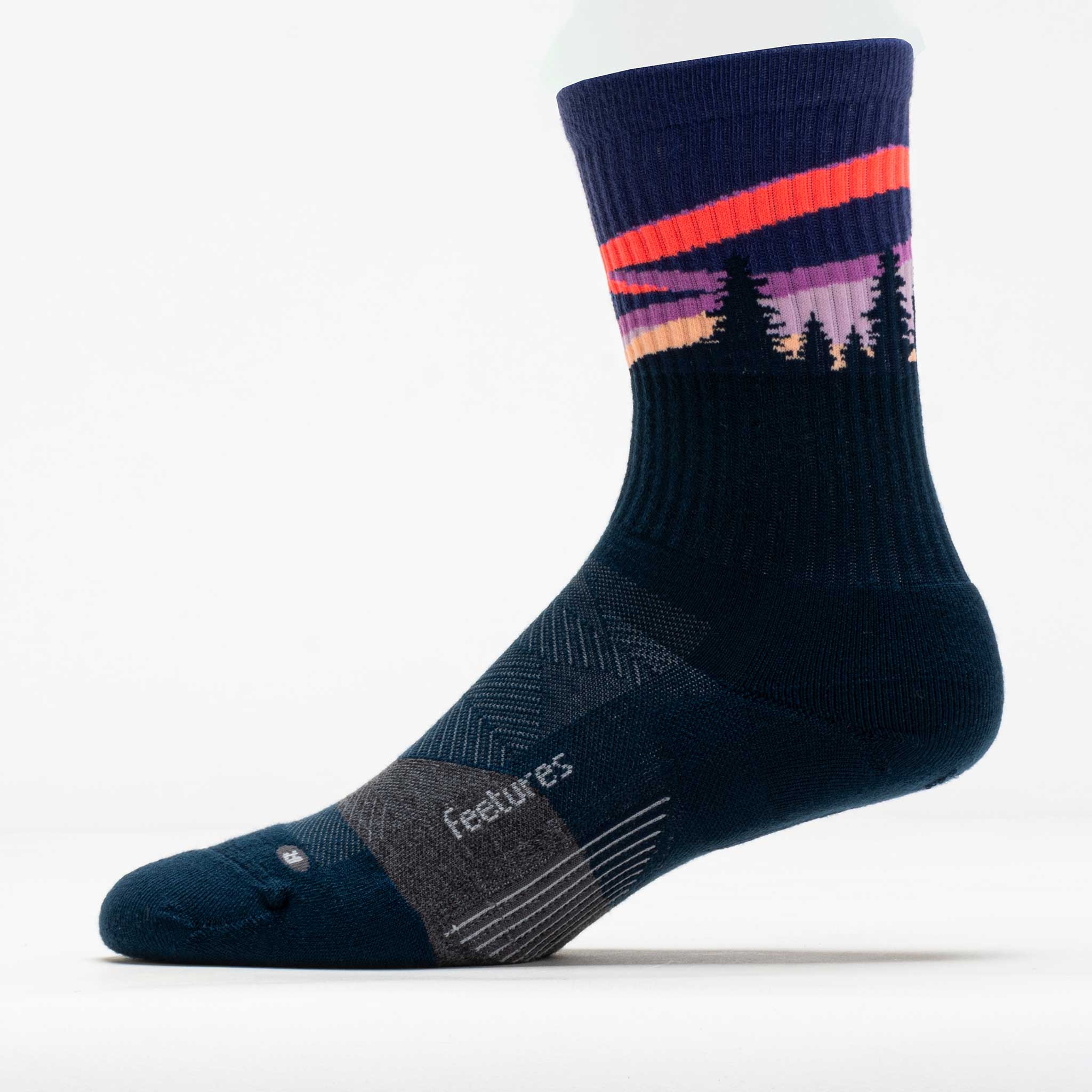 Feetures Elite Trail Mini Crew Max Cushion Socks