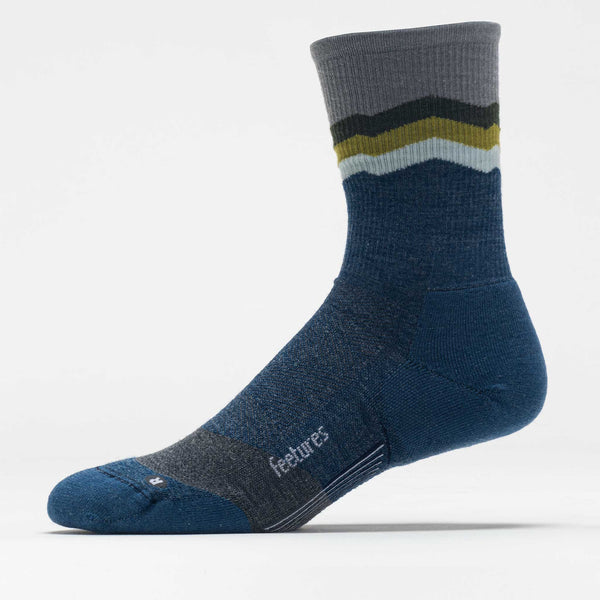 Feetures Merino 10 Max Cushion Mini Crew Socks