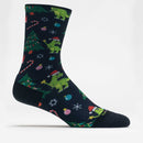 Feetures Elite Light Cushion Mini Crew Socks Tree-Rex Edition
