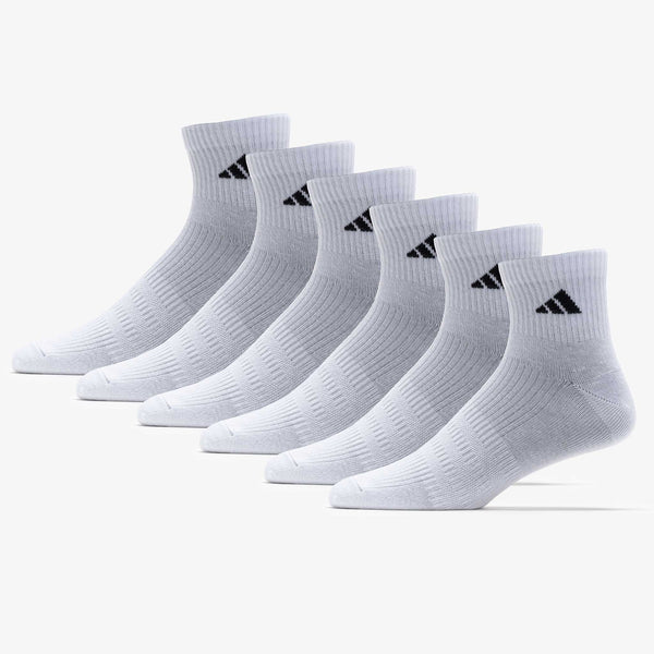 adidas Superlite 3.0 Quarter Men s Socks 6 Pack Holabird Sports