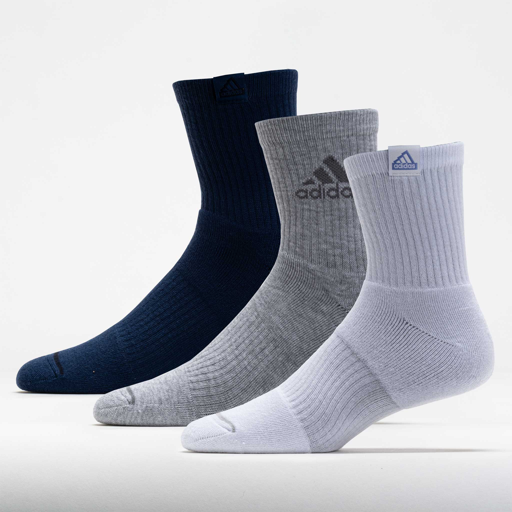adidas Cushioned Sport 3.0 High Quarter Socks Men's 3 Pack