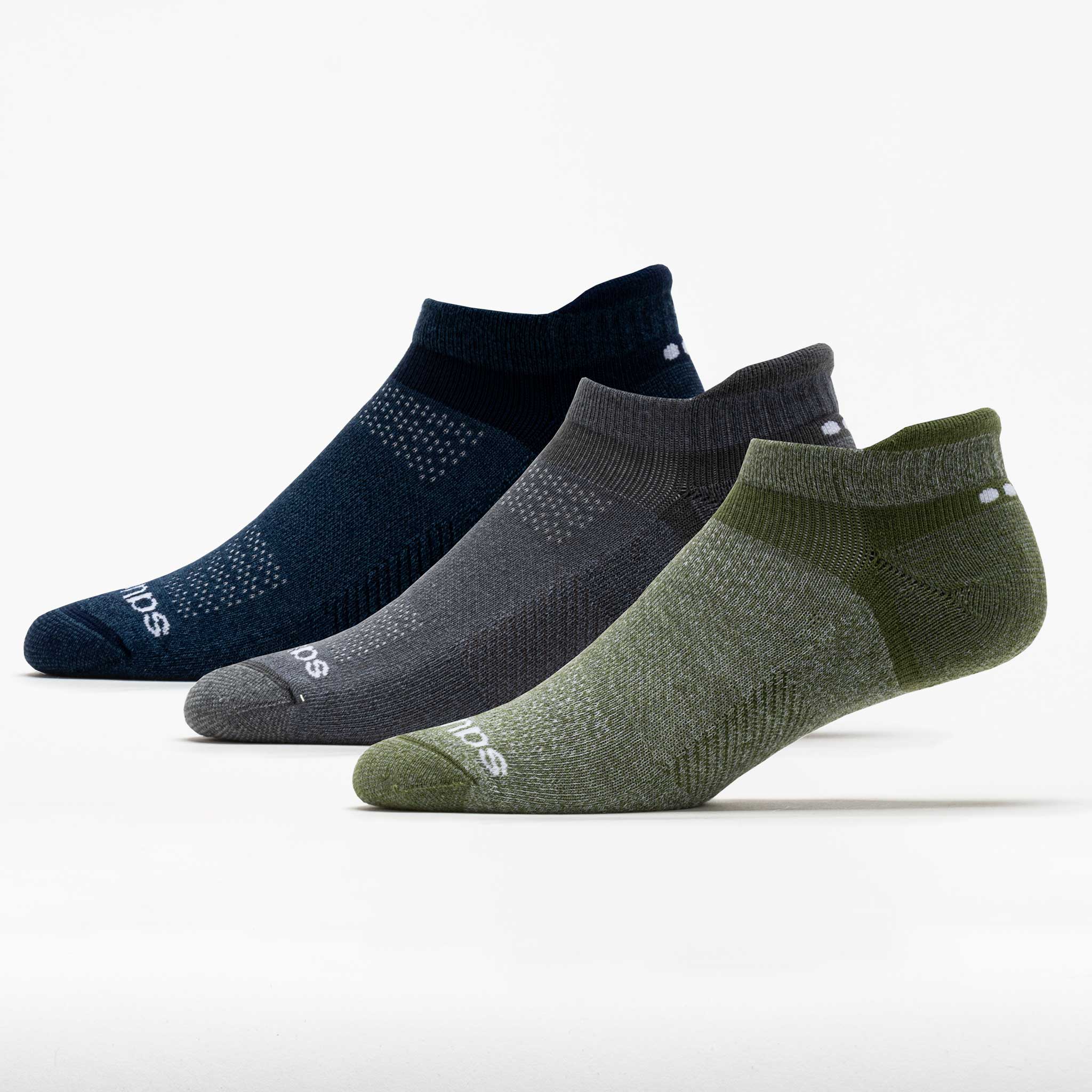 Saucony Inferno Cushioned No Show Tab Socks (3 Pack)