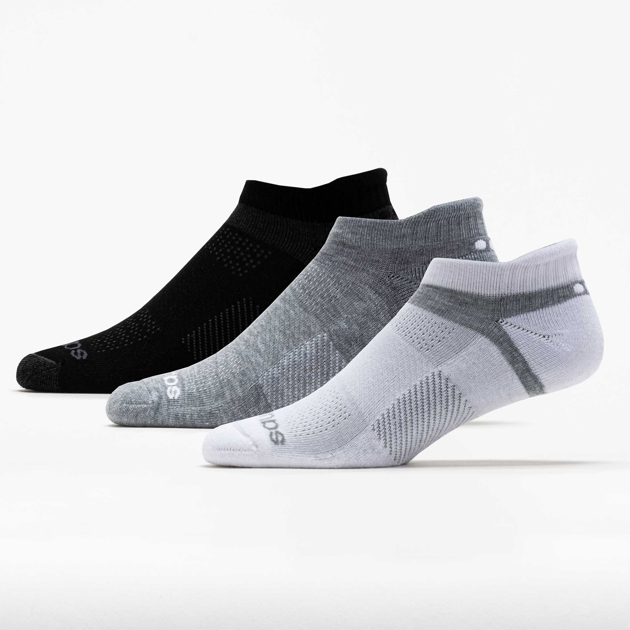 Saucony Inferno Cushioned No Show Tab Socks (3 Pack) – Holabird Sports