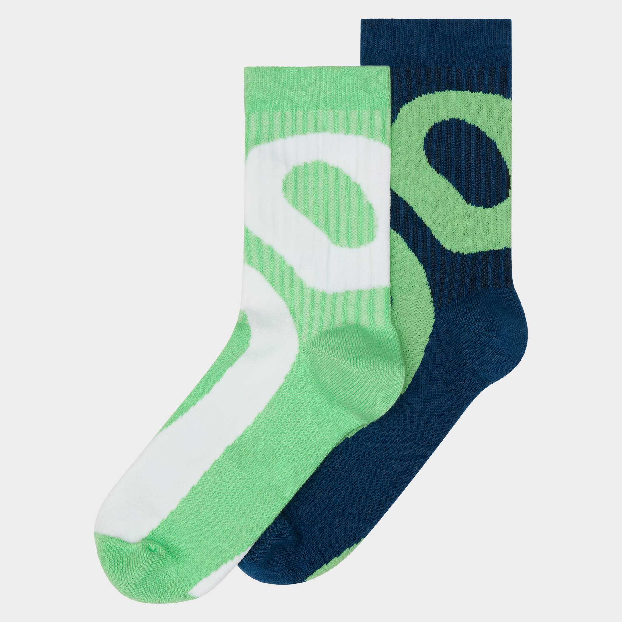 On Liquid Logo Sock High (2 Pack)