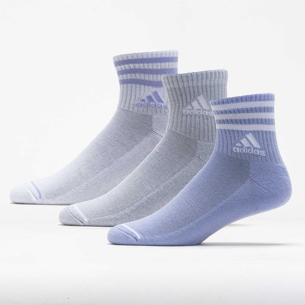 adidas Cushioned 3-Stripe 3.0 3-Pack High Quarter Socks