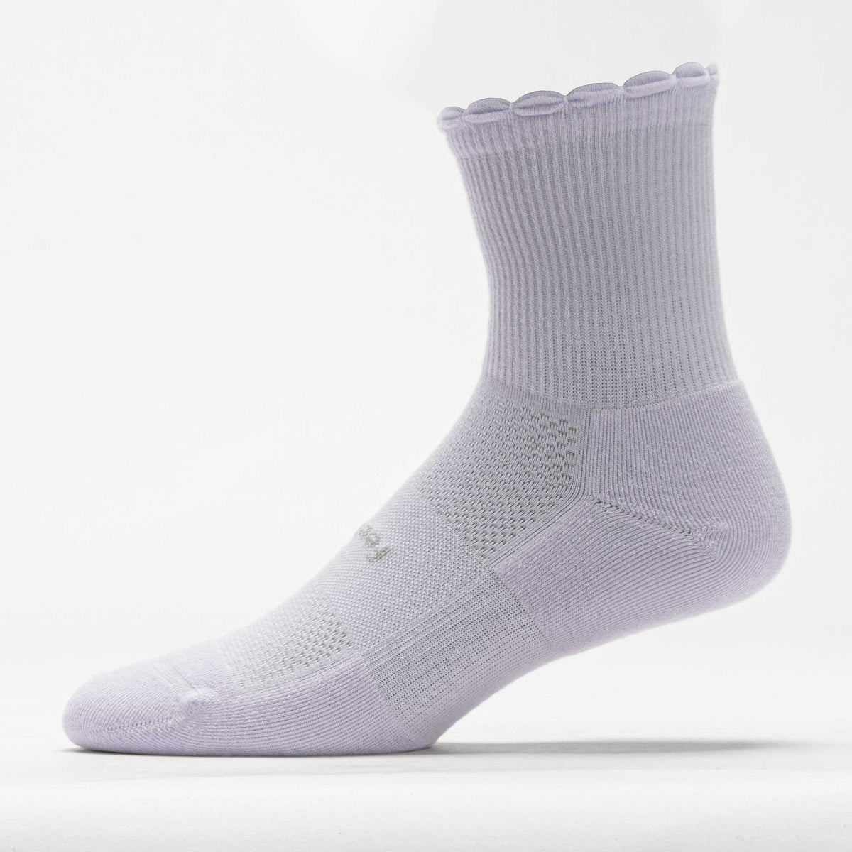 Feetures High Performance Max Cushion 1/4 Tall Scallop Socks