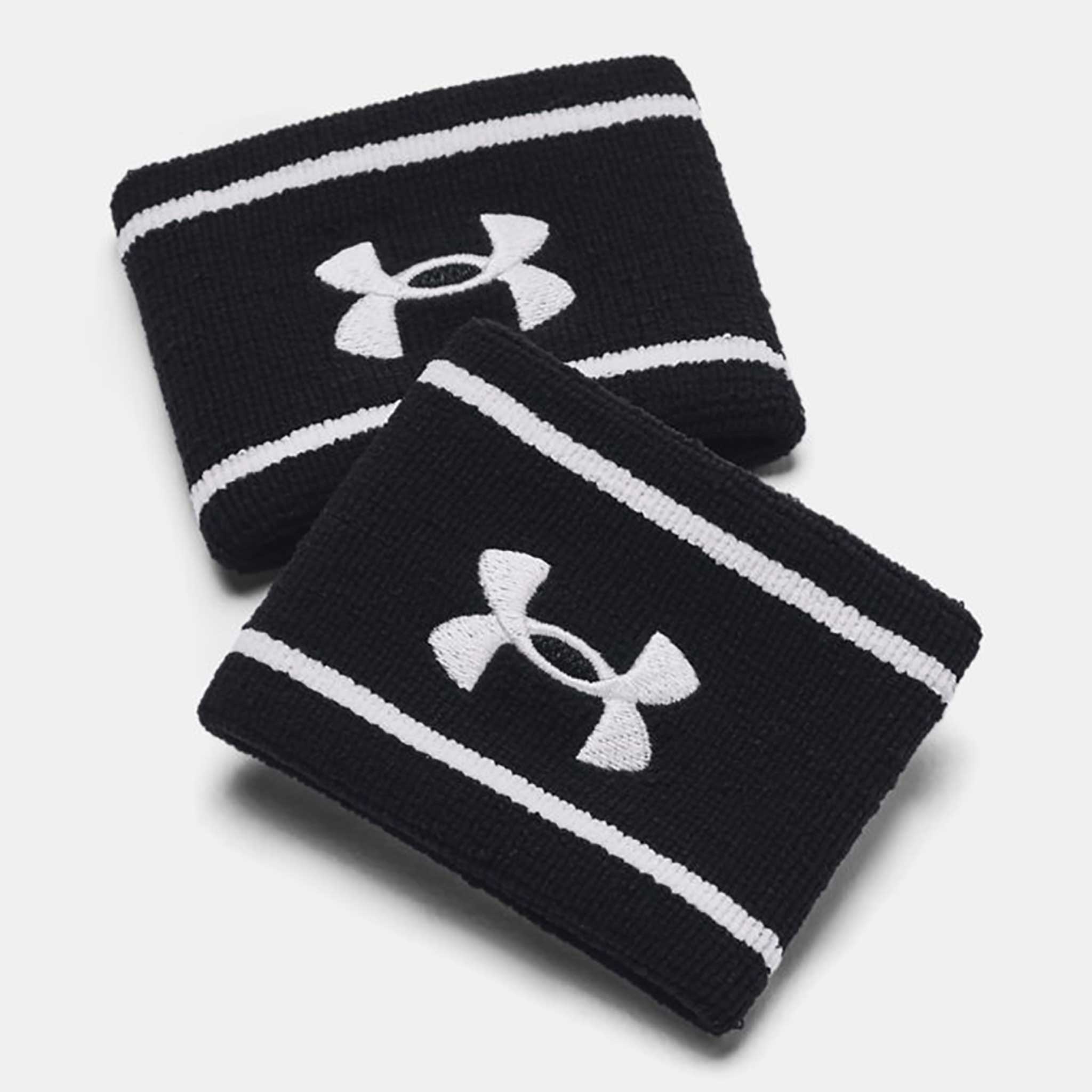Under Armour Striped Performance Terry Wristbands (2 Pack)