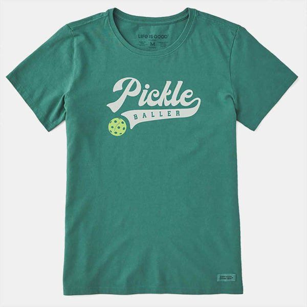 Life is Good Pickle Baller Crusher Tee Women's