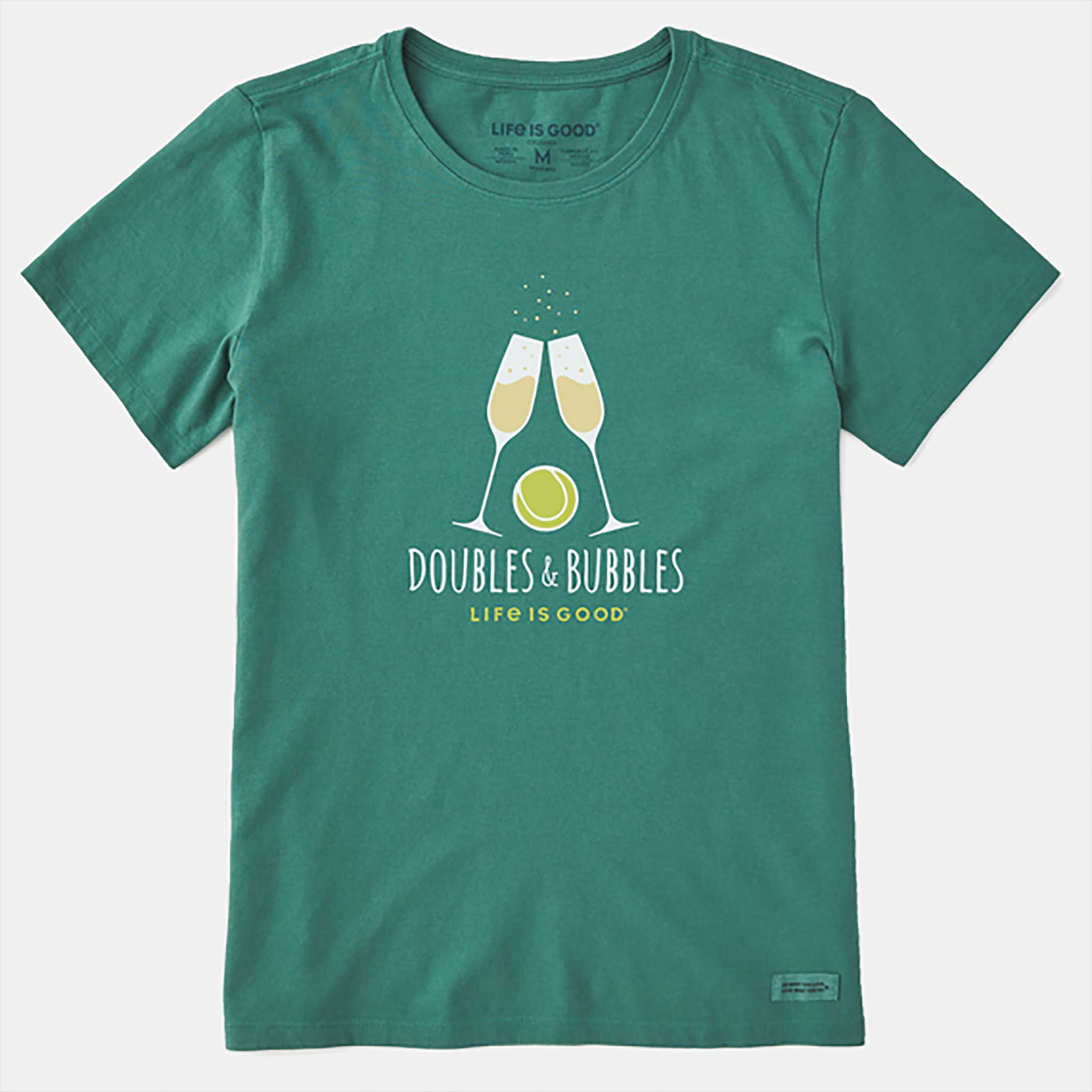 Life is Good Doubles & Bubbles Crusher-Lite Tee Women's