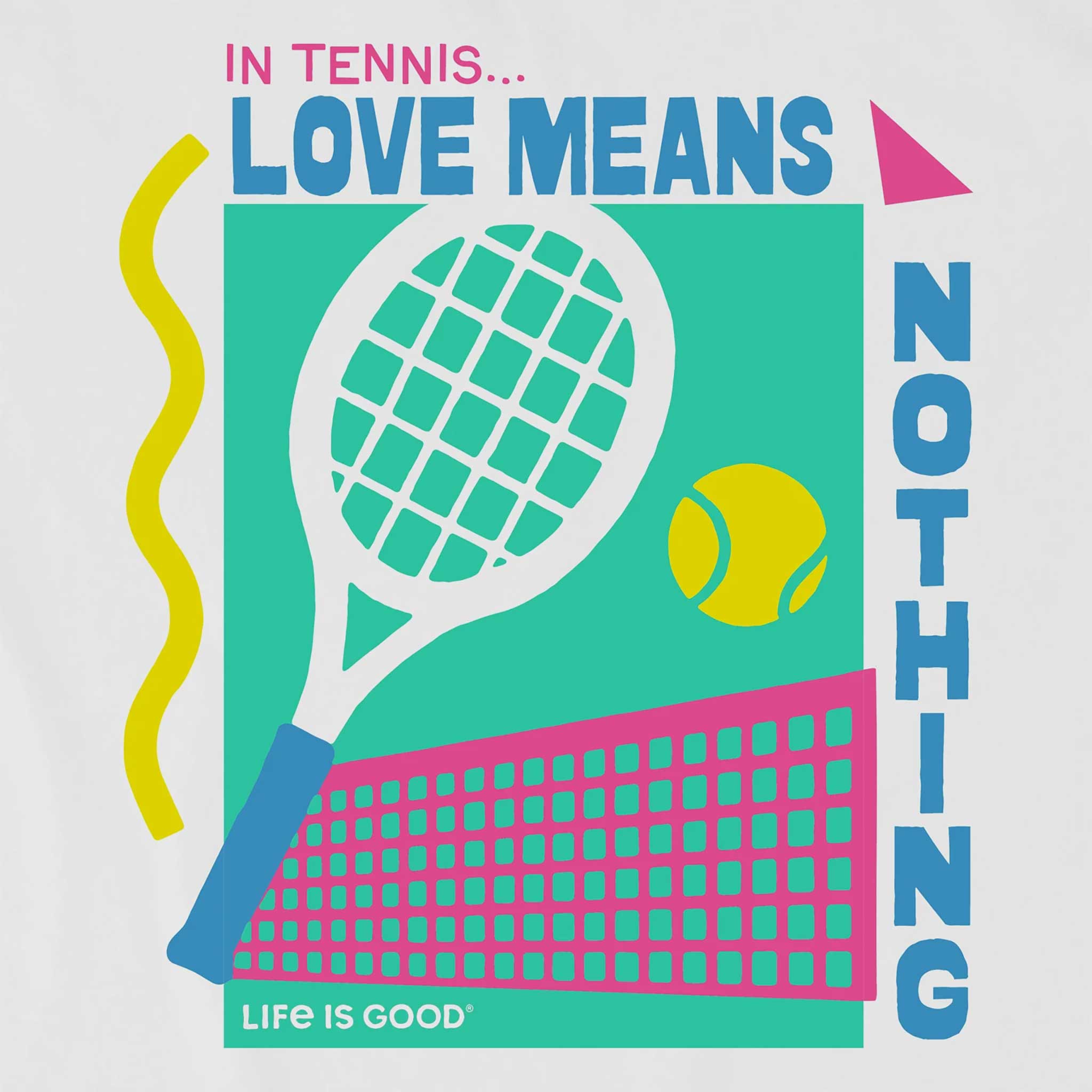 Life is Good Love Means Nothing Crusher-LITE Tee Women's