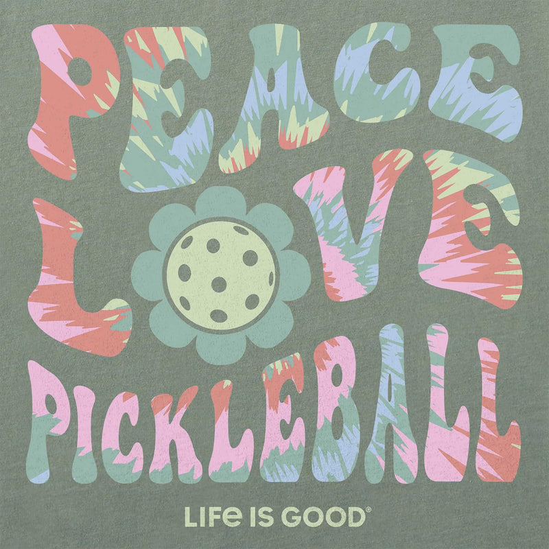 Life is Good Tie Dye Pickleball Crusher-Lite Tee Women's