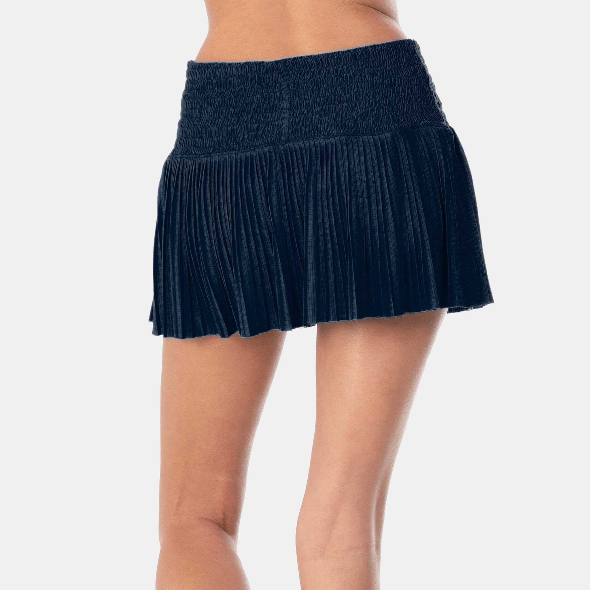 Lucky In Love Long Pleated Smocked Skirt Women's – Holabird Sports