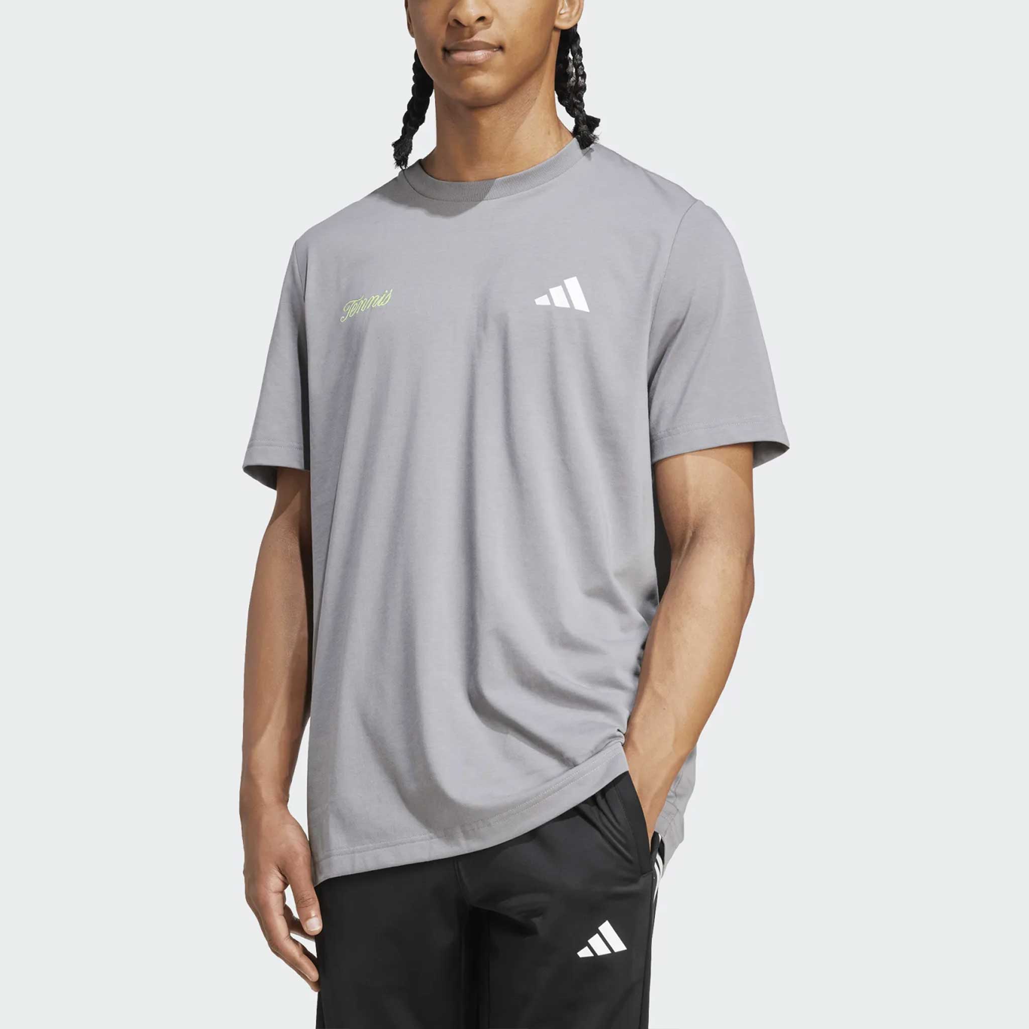 adidas Tennis Apple Graphic Tee Men's