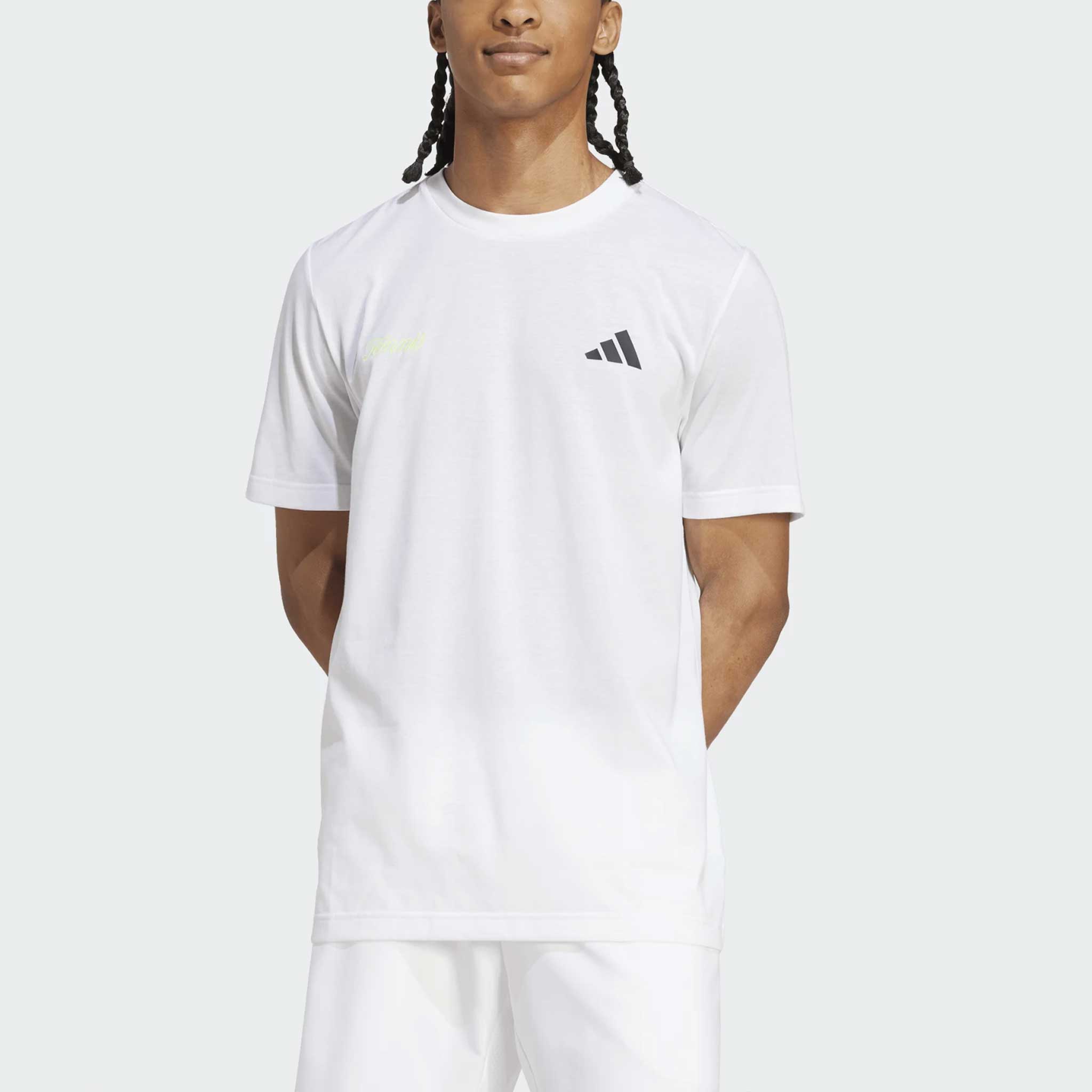 adidas Tennis Apple Graphic Tee Men's