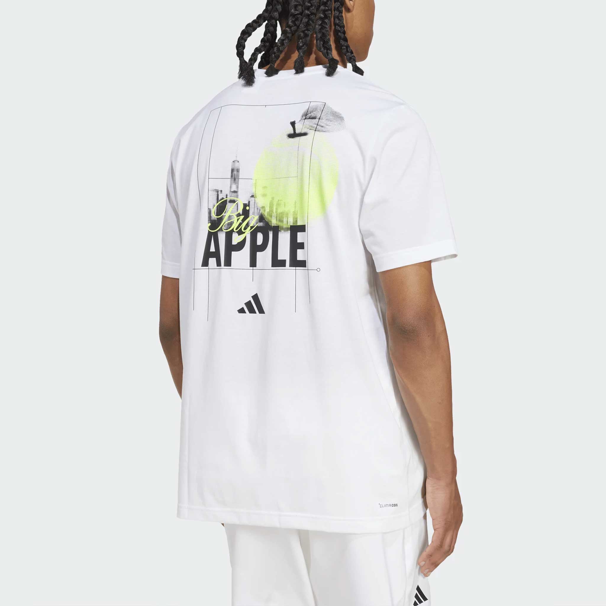 adidas Tennis Apple Graphic Tee Men's