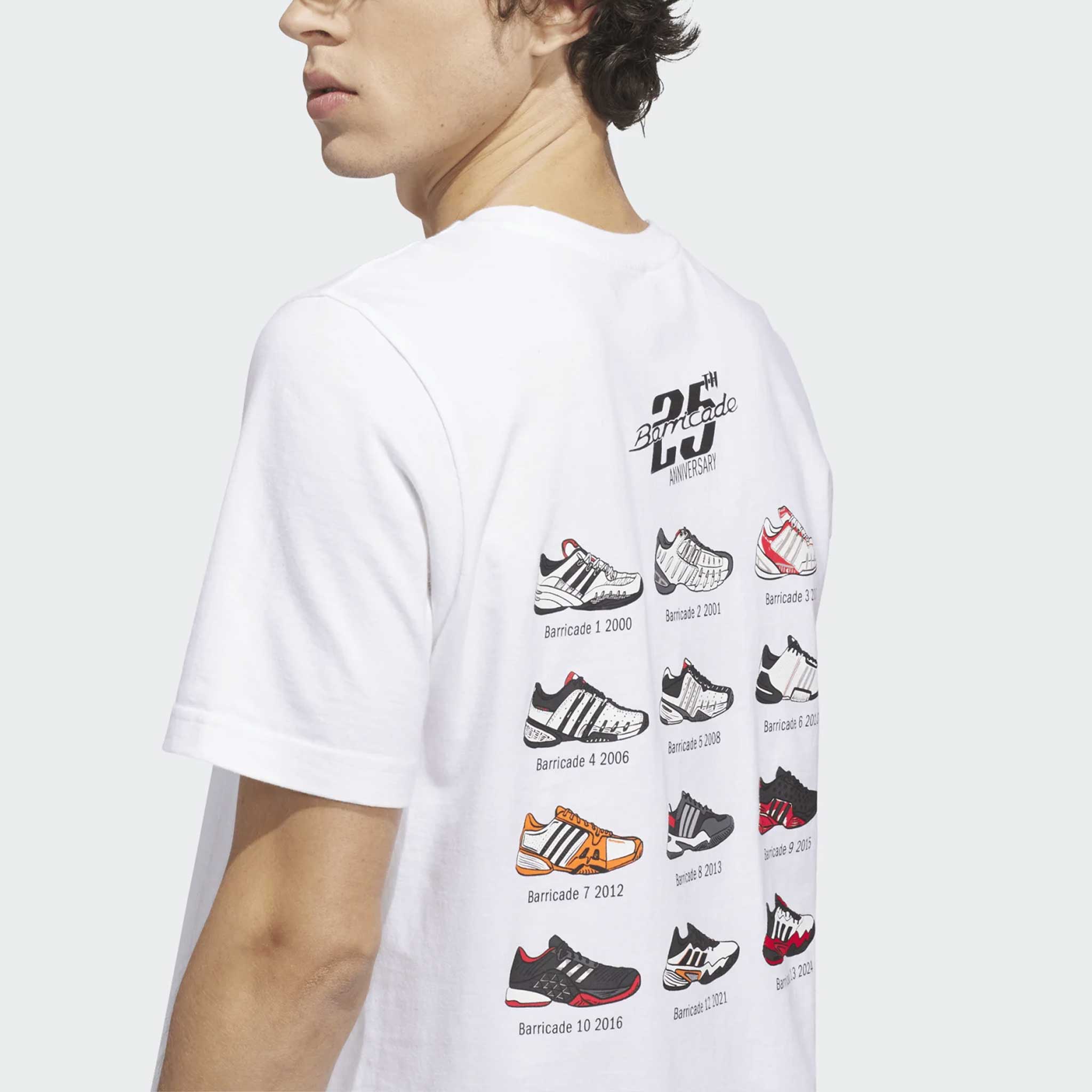 adidas Barricade 25th Anniversary Tee Men's