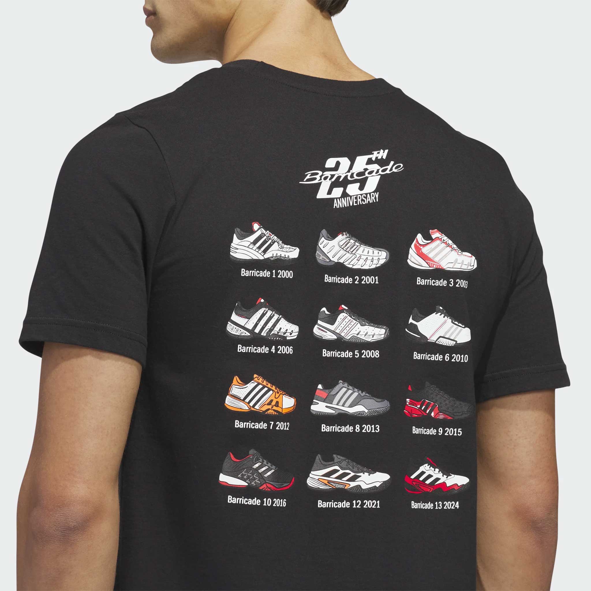 ◆ぴーたん◆ adidas Barricade 25th Anniversary Tee Men's – Holabird Sports