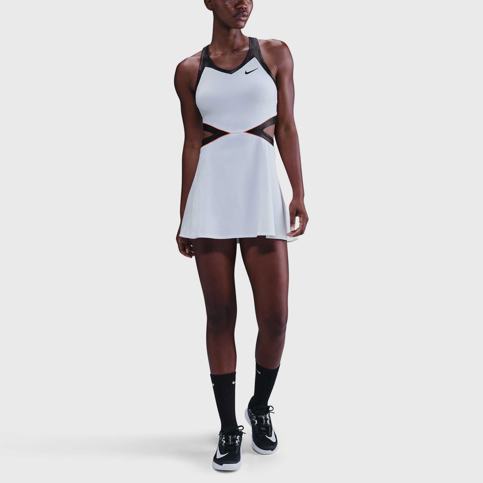 Nike Women's NikeCourt Slam Dri-FIT Tennis Dress, Large, Black Nike Women's NikeCourt Slam Dri-FIT Tennis Dress, Large, Black