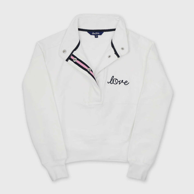 Ame & Lulu Tennis Warmup Pullover Women's