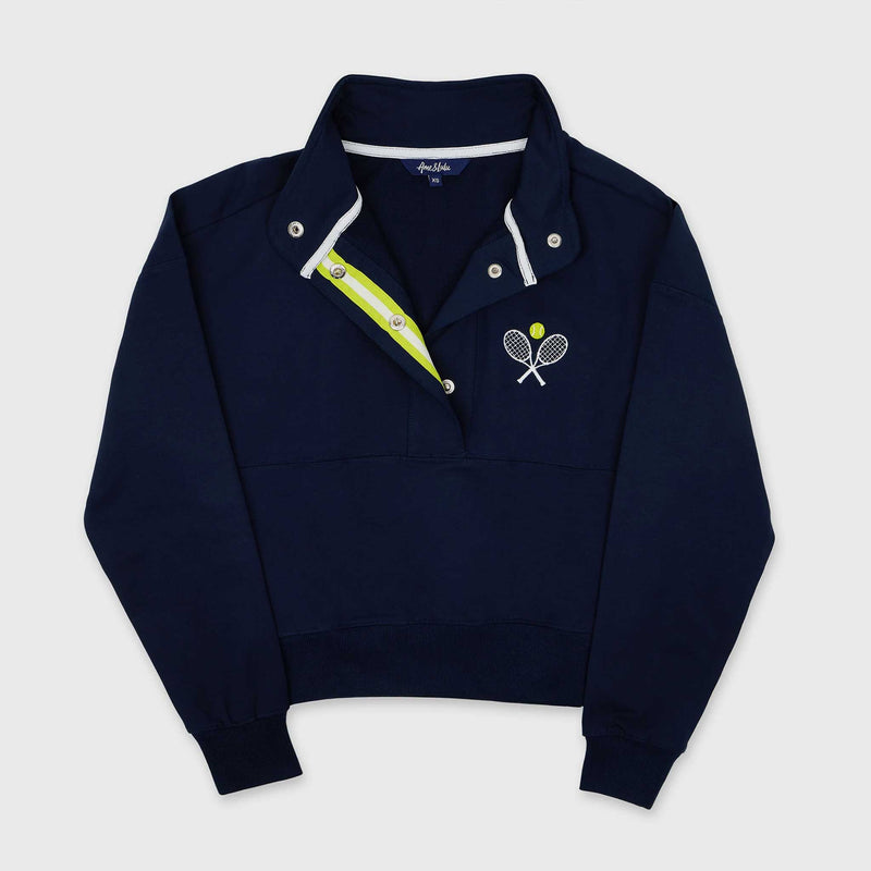 Ame & Lulu Tennis Warmup Pullover Women's