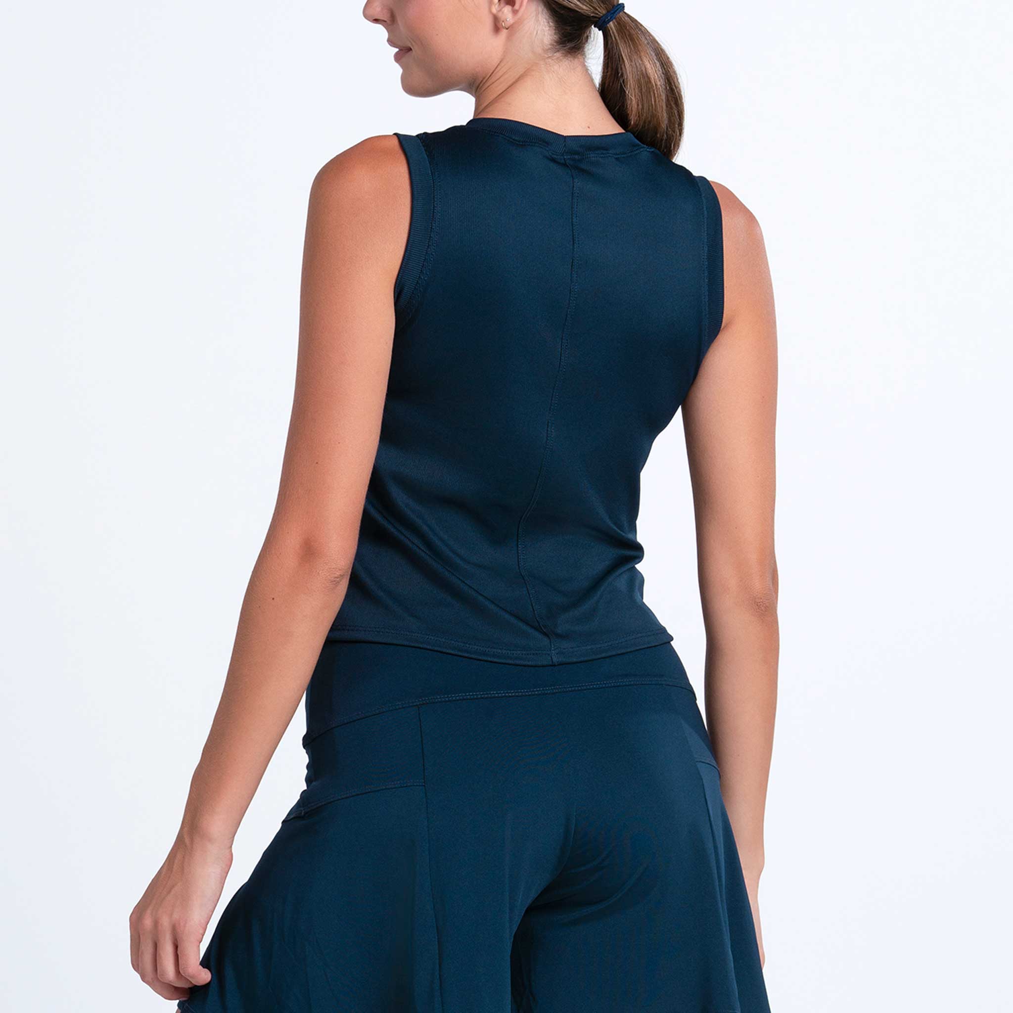 Lucky In Love Fit Rib Muscle Tank Women's