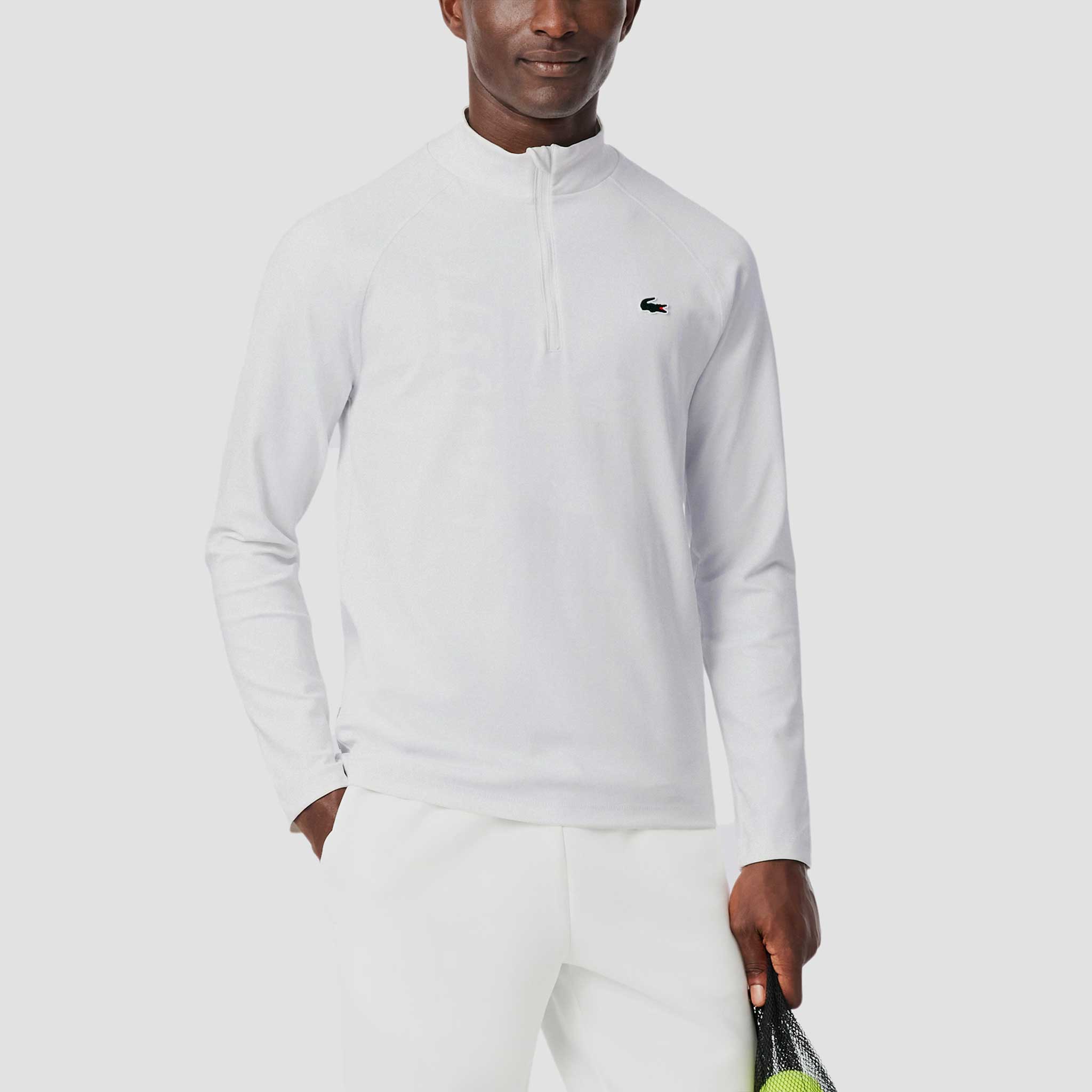Lacoste Essentials Half-Zip Sweatshirt Men's – Holabird Sports