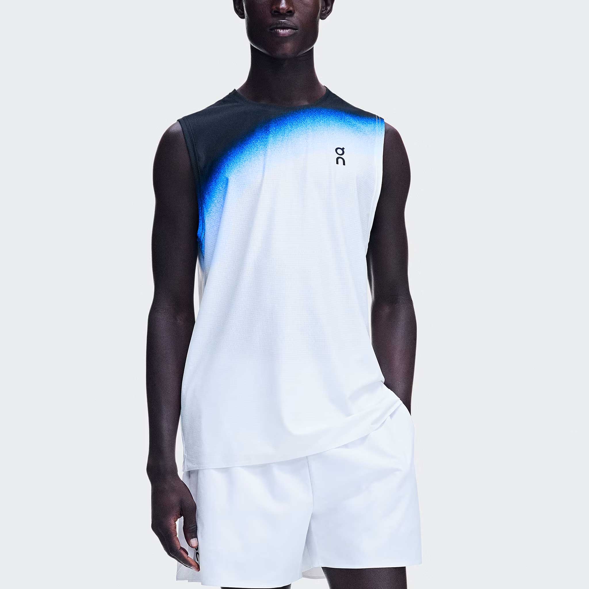 ウェア On Court Tank men's XS White | Indigo On Court Tank Swing Men's – Holabird Sports