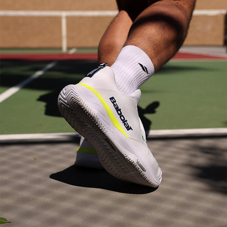 Men's Babolat SFX Evo Pickleball shoes in-use image