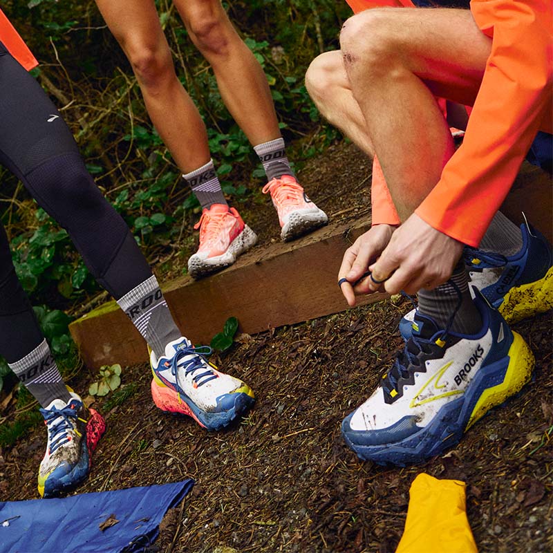 Brooks trail running shoes lifestyle image