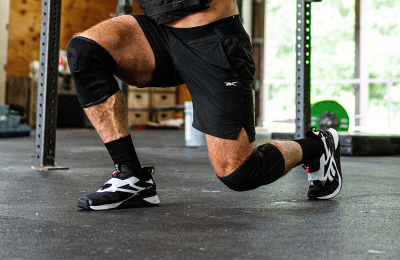A man working out in Reebok Nano X3 Froning training shoes