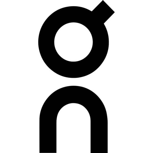 Black ON logo a white background