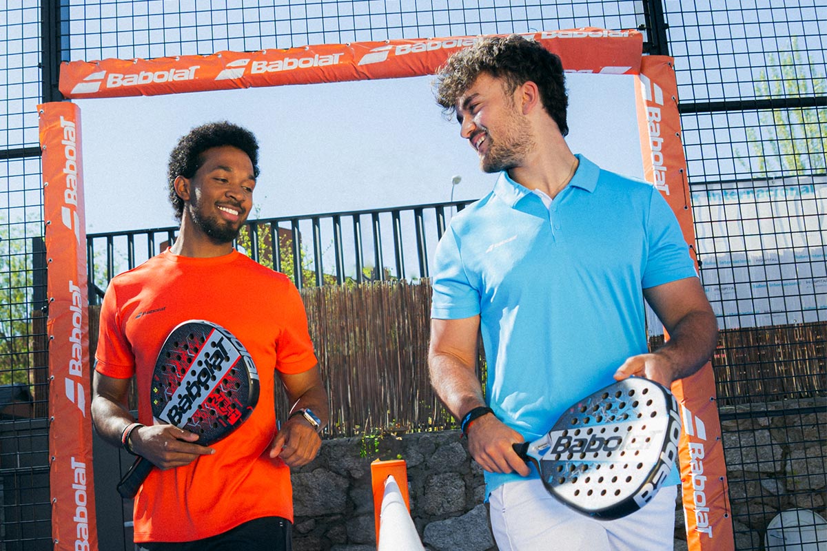 Babolat Vernon Padel Racquets in-use image