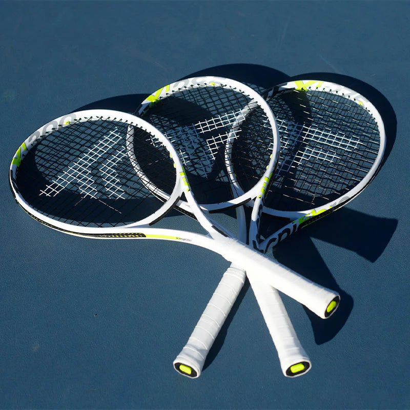 Three tennis racquets