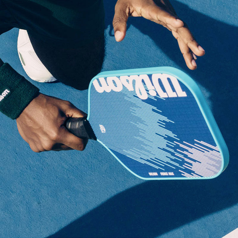 Wilson Fierce Max pickleball paddle in-use image