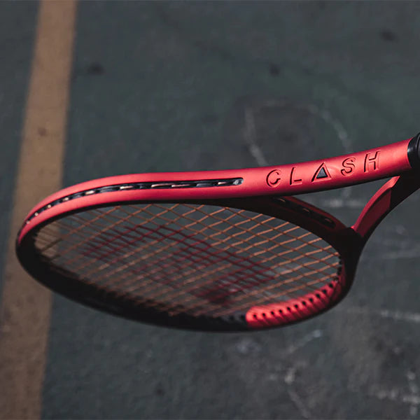 red tennis racquet
